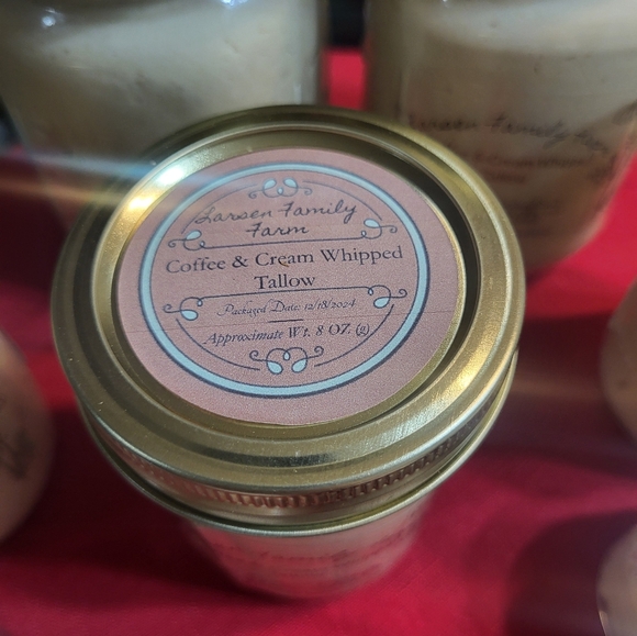 Larsen Family Farm Coffee & Cream Whipped Tallow - Picture 4 of 6